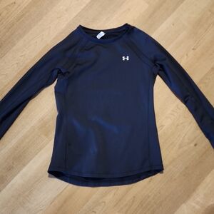 Under Armour Black Long Sleeve Fitted Cold Gear Tee